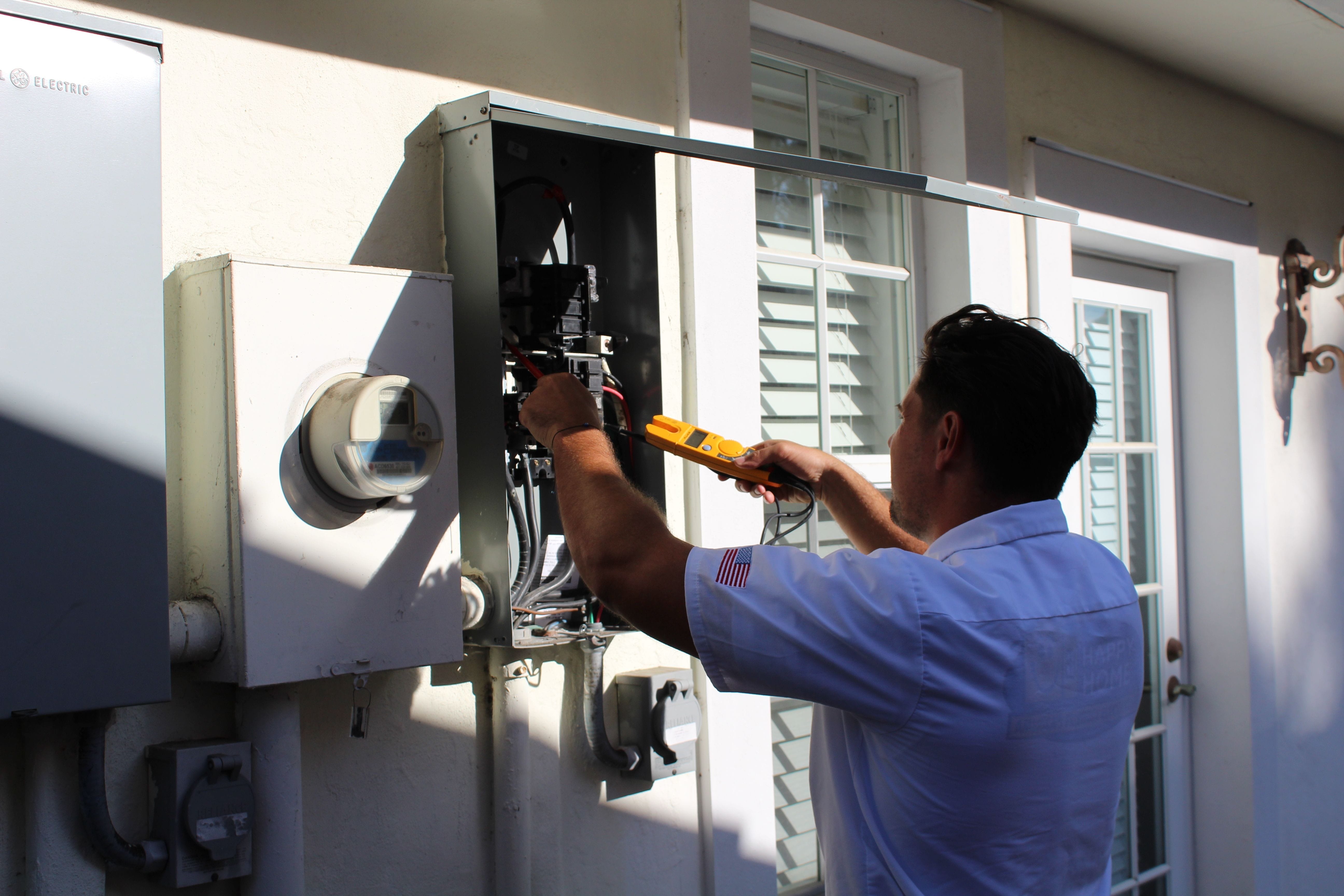 Local Electricians providing electric repairs and panel repairs. 